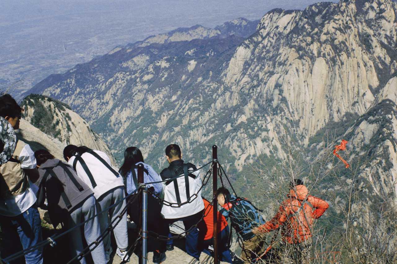 网友实拍打卡：华山