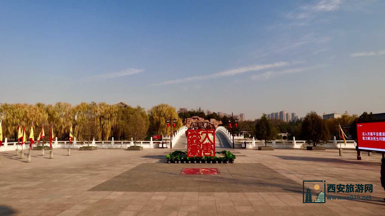 西安热门景点实拍打卡 大唐芙蓉园