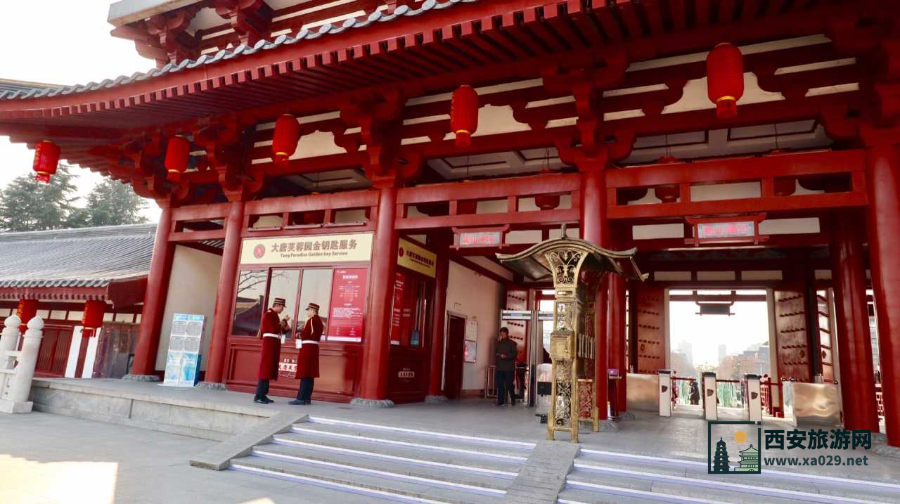 西安热门景点实拍打卡 大唐芙蓉园