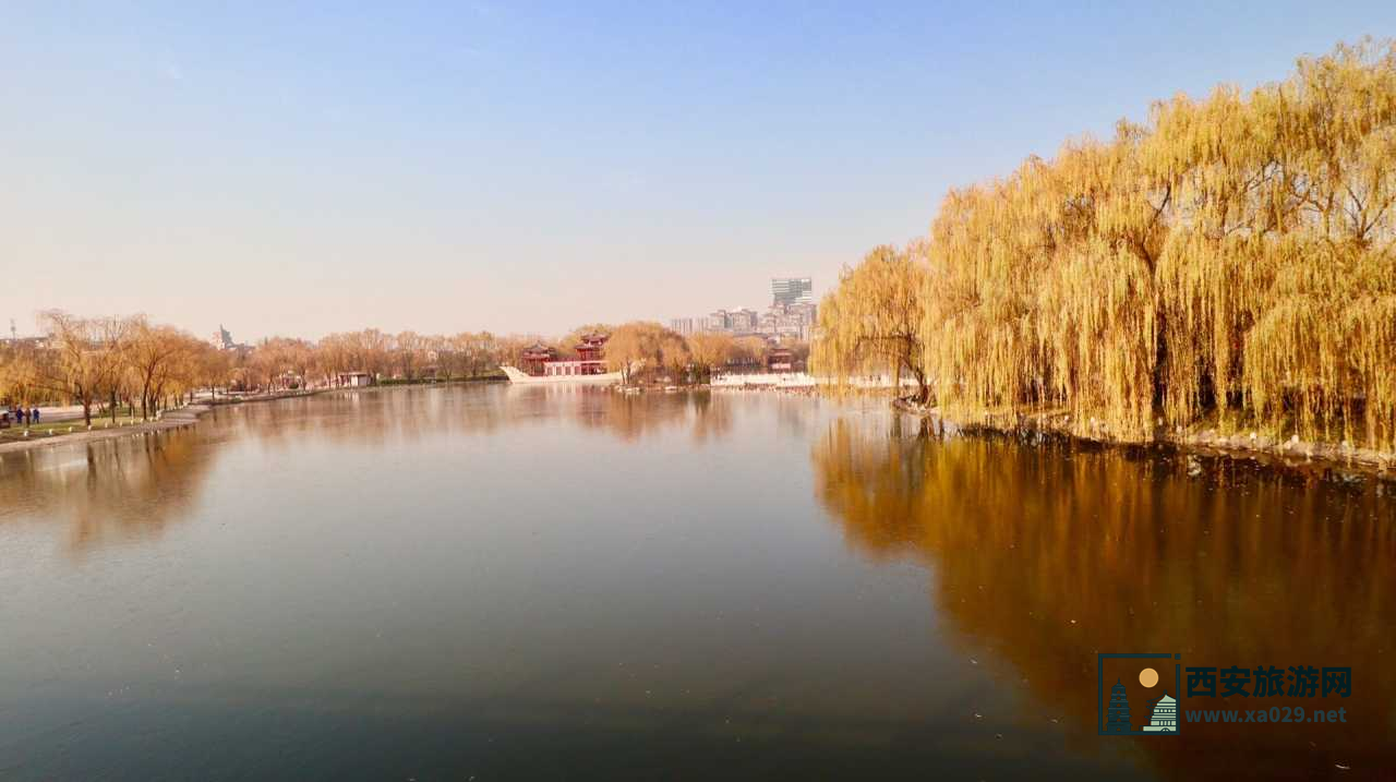 西安热门景点实拍打卡 大唐芙蓉园