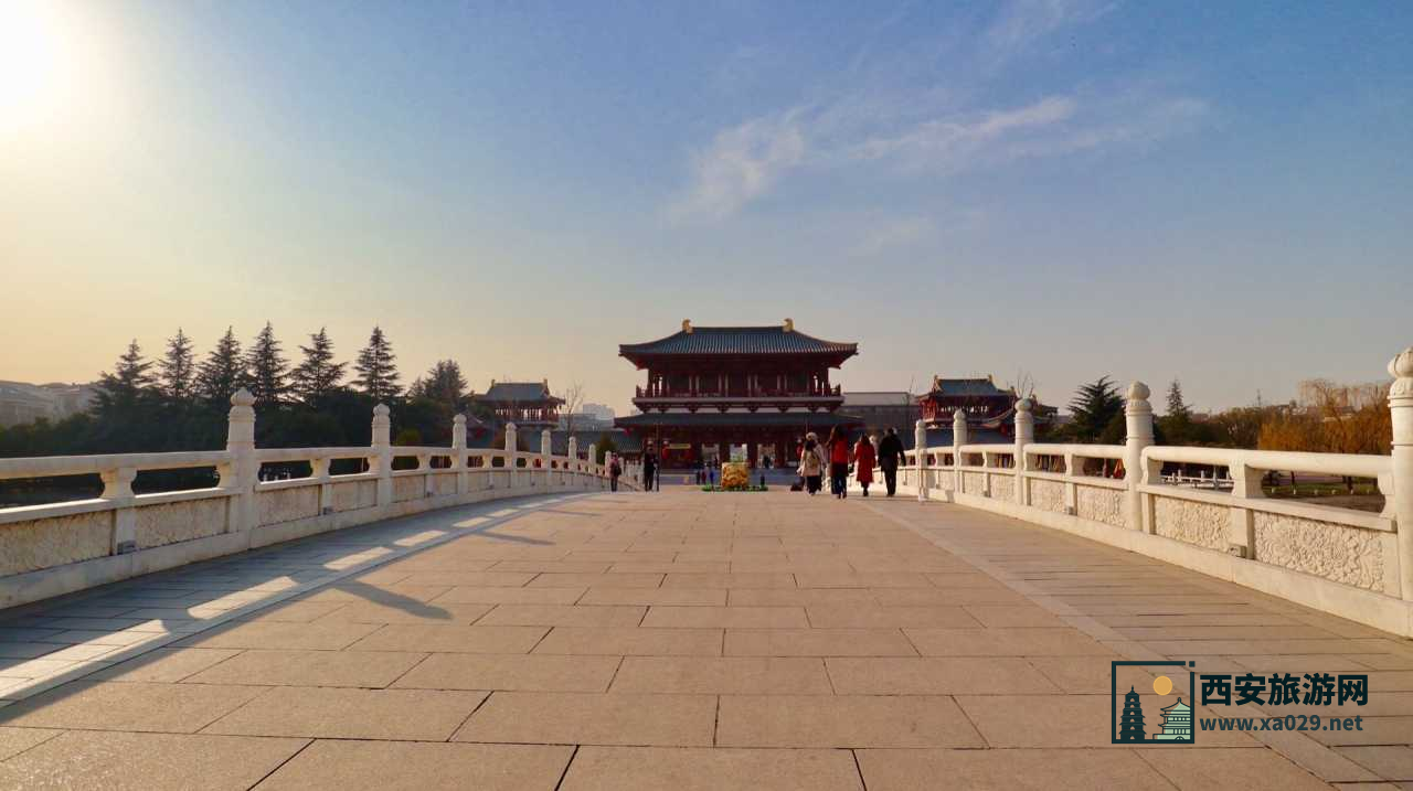 西安热门景点实拍打卡 大唐芙蓉园