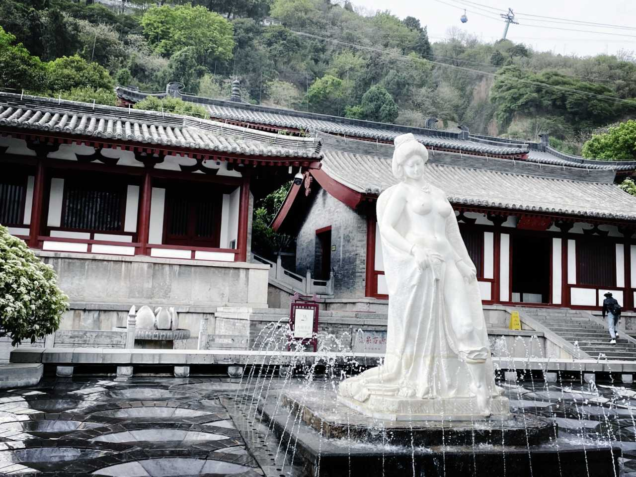 网友实拍打卡：华清池