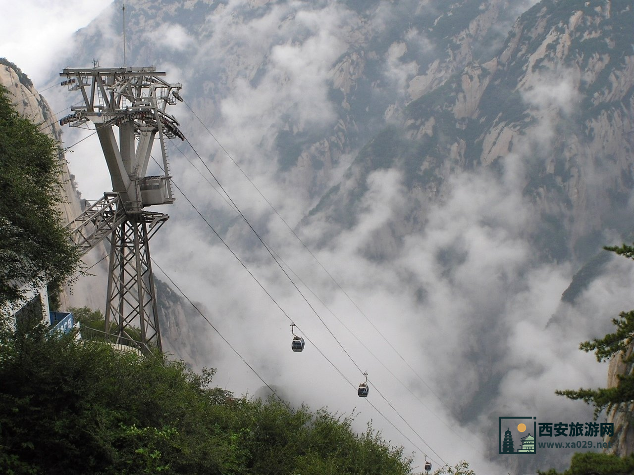 华山索道乘坐位置全解析：轻松找到索道起点，尽享登山之旅